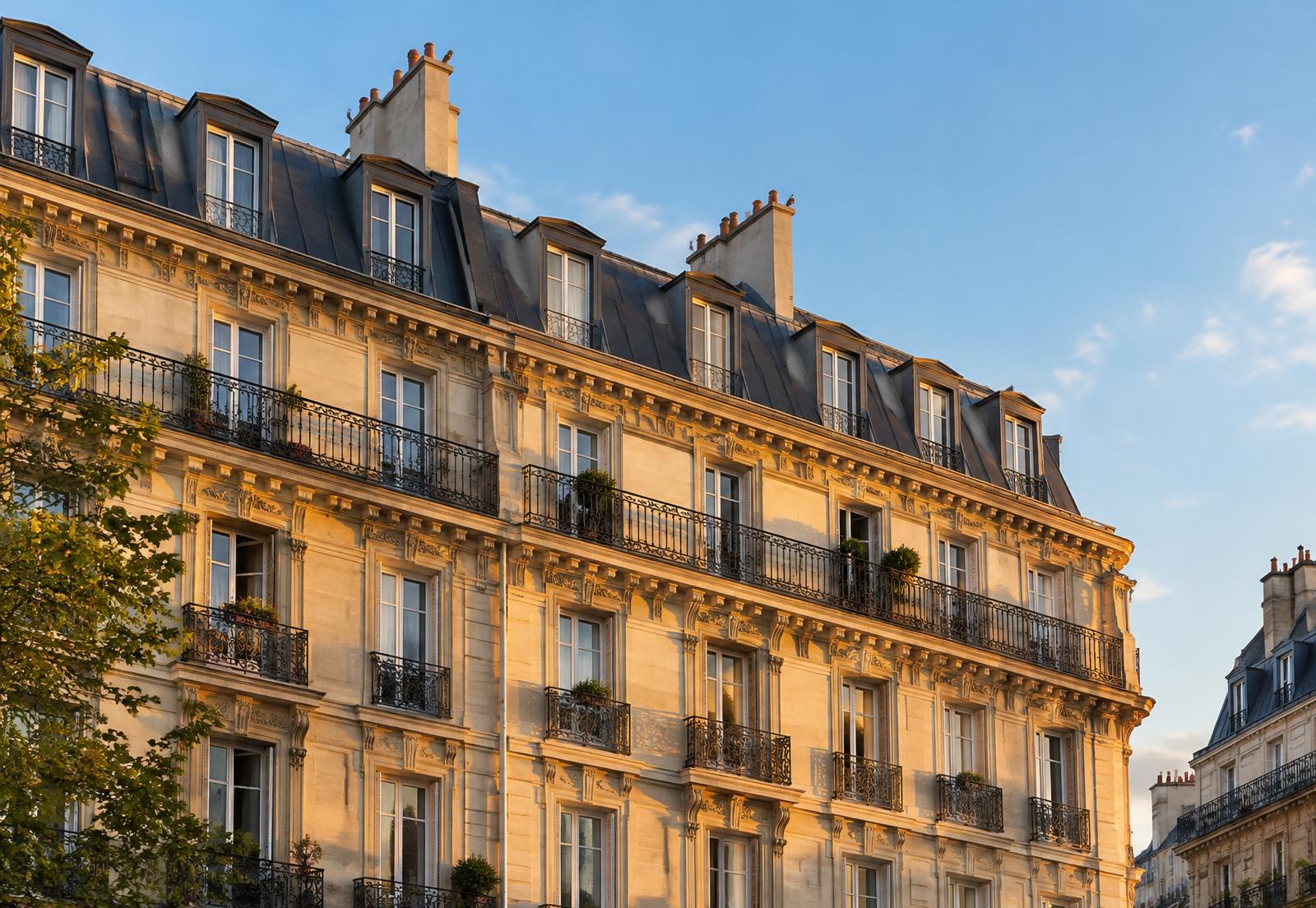 Façade d'immeuble haussmannien